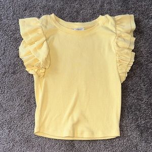 SMALL Zara yellow crop